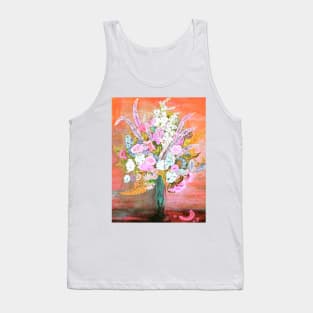 Spring Bouquet Water Color Tank Top